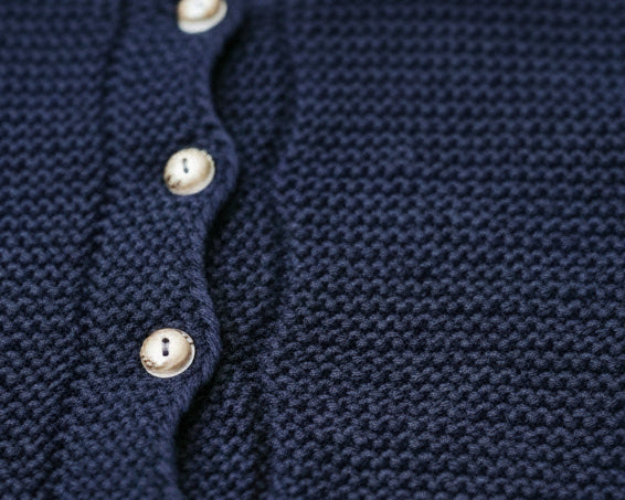 Merino wollen vestjes - blauw