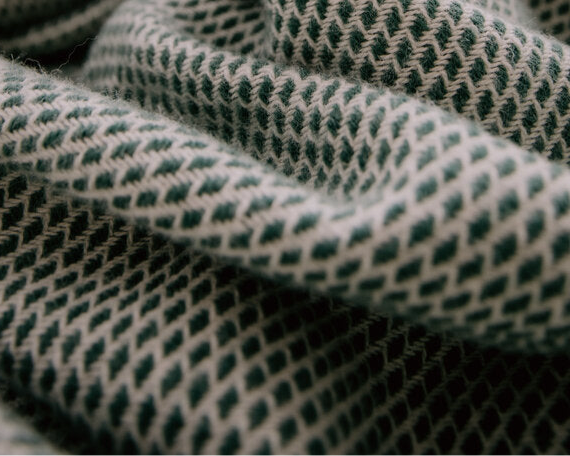 Wiegendeken - Pure New Wool | Bosgroen