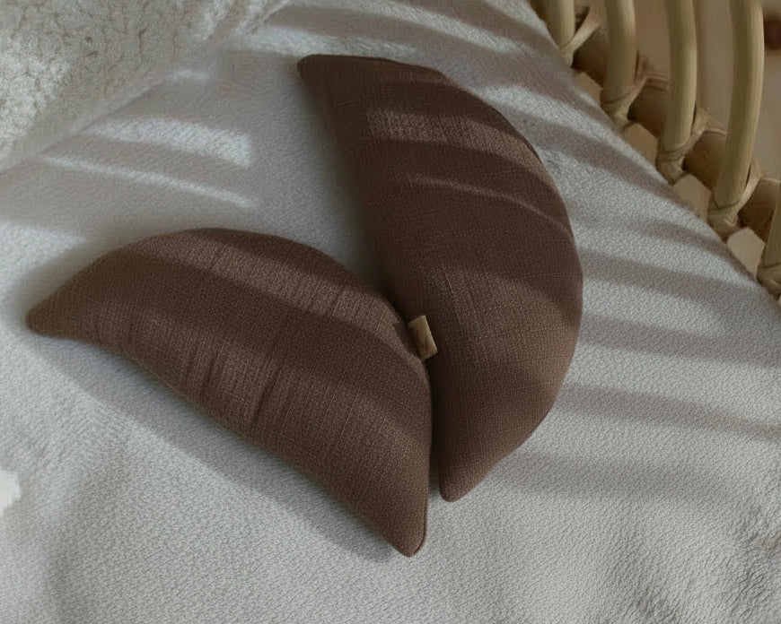 Natuurlijke kersenpitkussen | Mocca