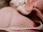 Cradle Blanket - Pure New Wool | Pink