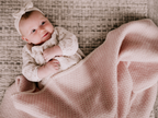 Cradle Blanket - Pure New Wool | Pink