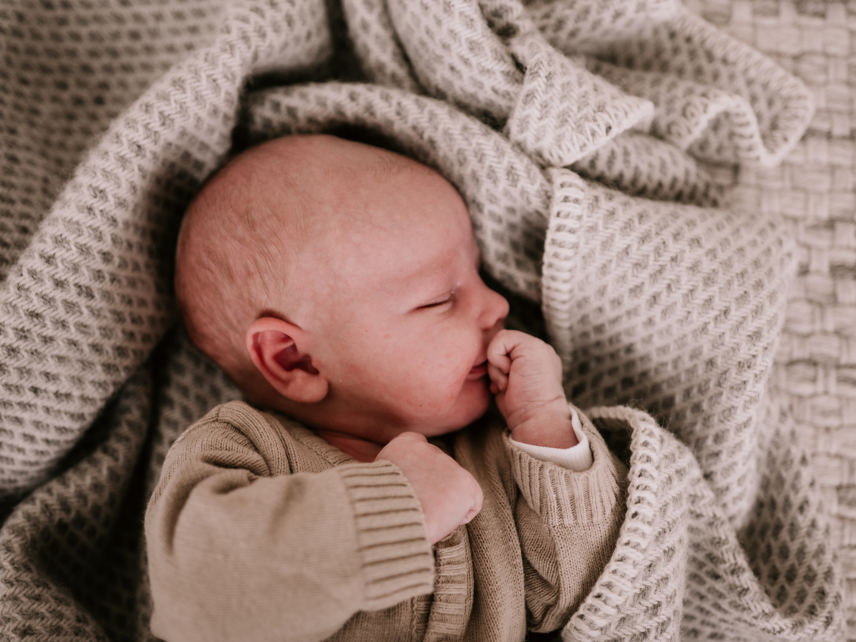 Wiegendeken - Pure New Wool | Grijs