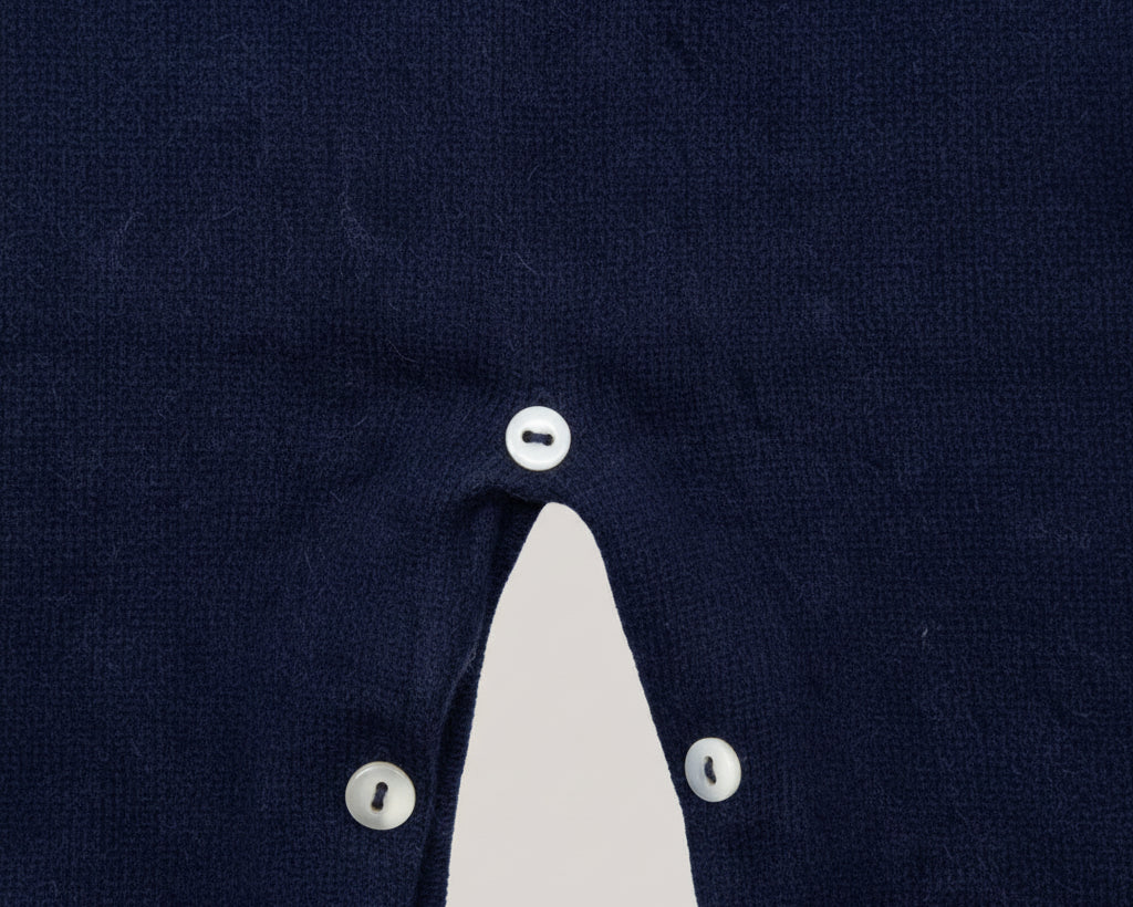 Wollen jumpsuit blauw