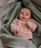 Crib Blanket - Pure New Wool | Forest Green