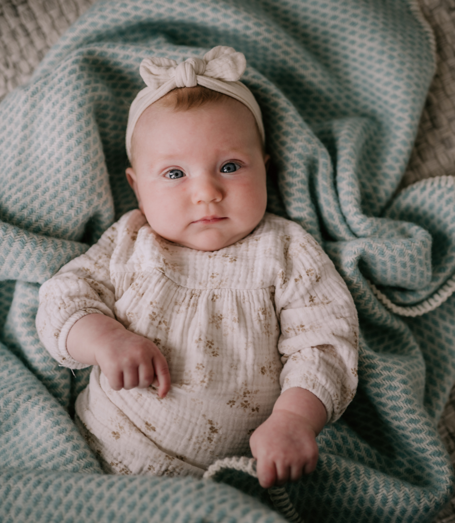 Wiegendeken - Pure New Wool | Mint