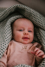 Crib Blanket - Pure New Wool | Forest Green