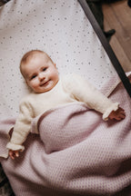 Crib Blanket - Pure New Wool | Lilac