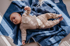 Crib blanket - Pure new wool - Gray