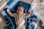 Crib blanket - Pure new wool - Gray