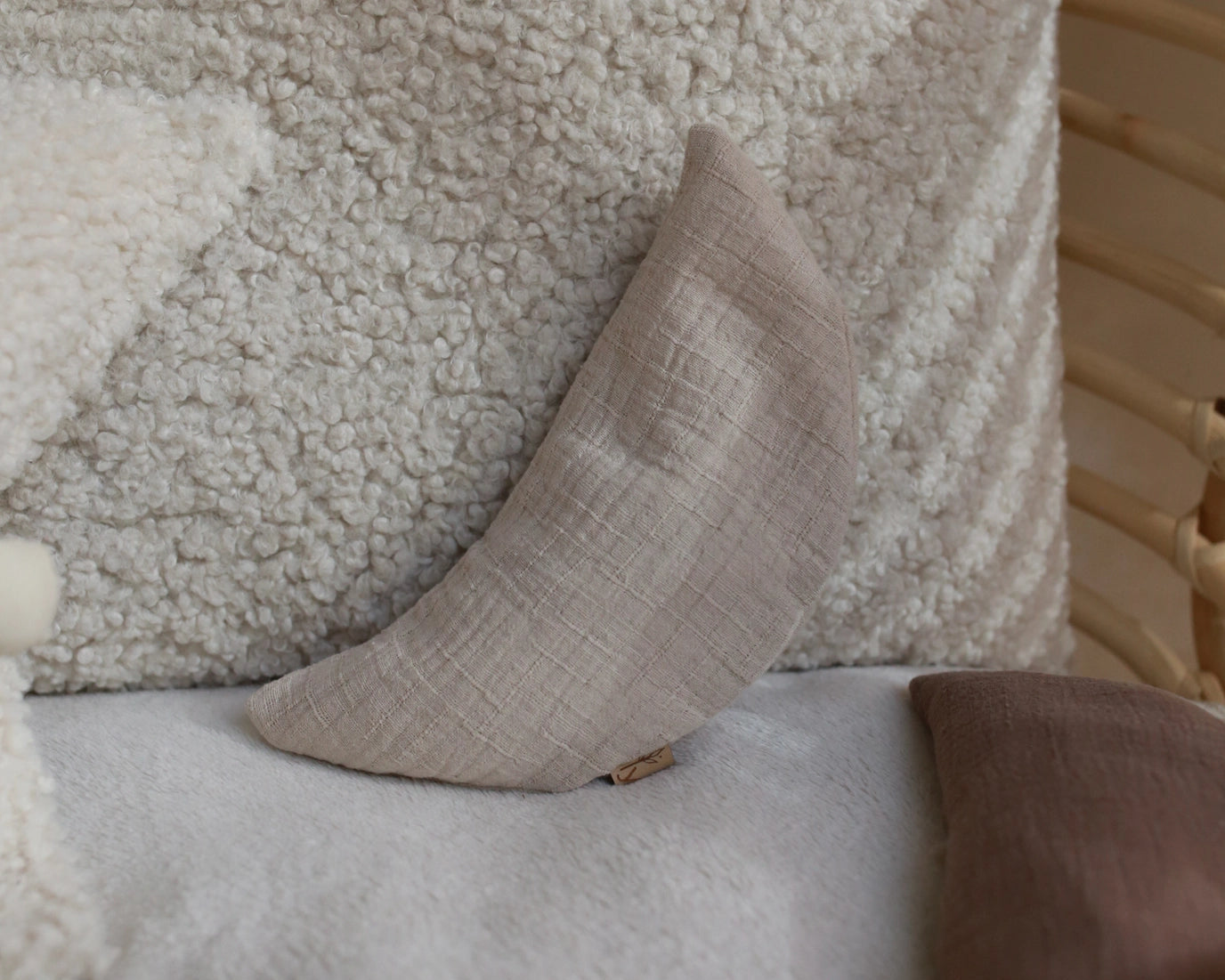 Natuurlijke kersenpitkussen | Pinda