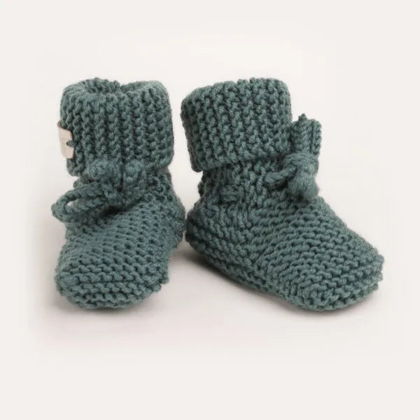 Booties - Merino Wool | Petrol