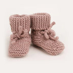 Booties - Merino wool | Old pink