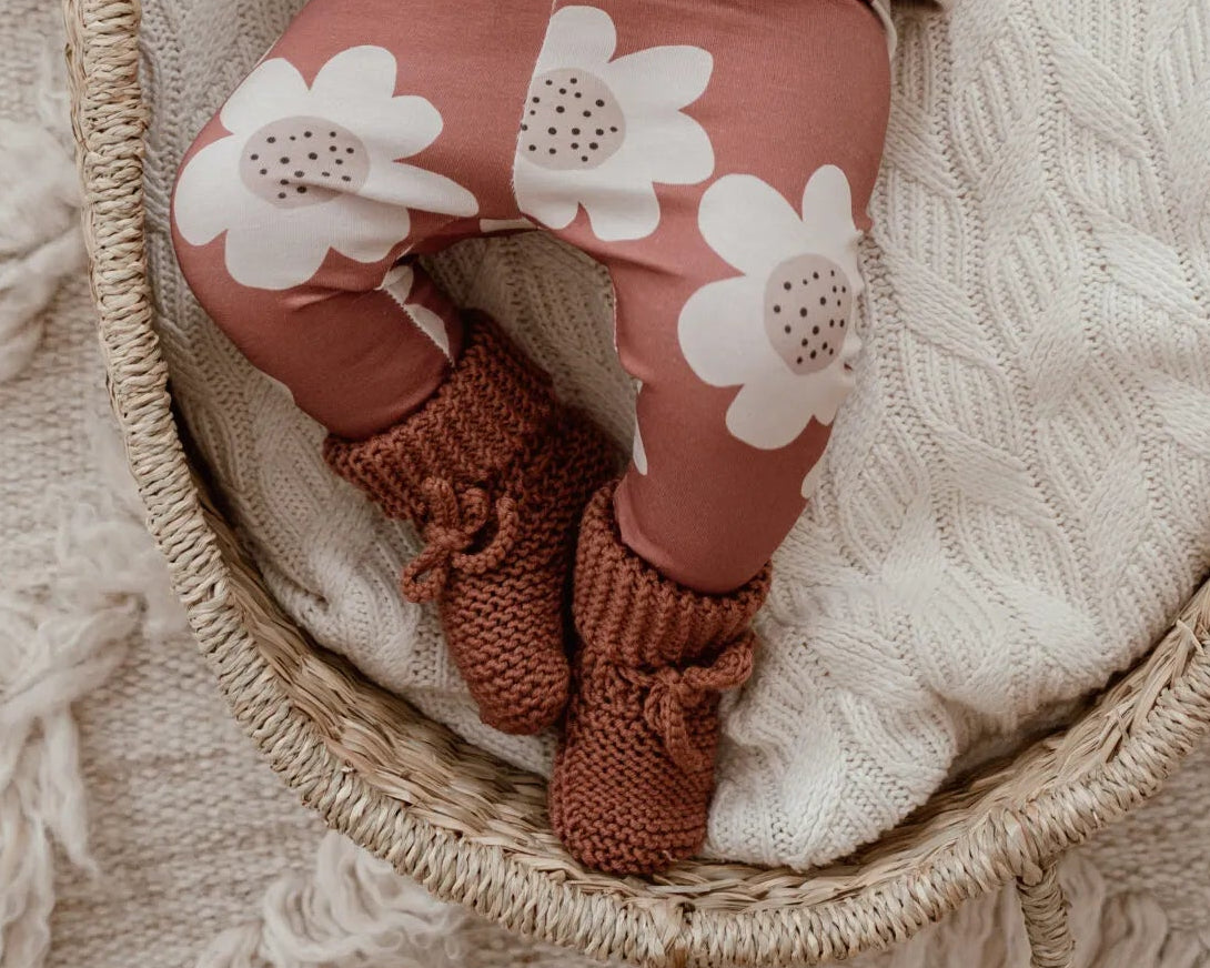 merino wollen slofjes- ceder