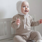 Sleepsuit - Merino wool & Cashmere | Beige