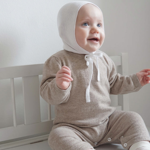 Sleepsuit - Merino wool & Cashmere | Beige
