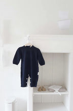 Sleepsuit - Merino wool & cashmere | Blue