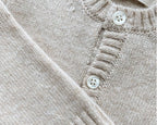 babywol vestje beige