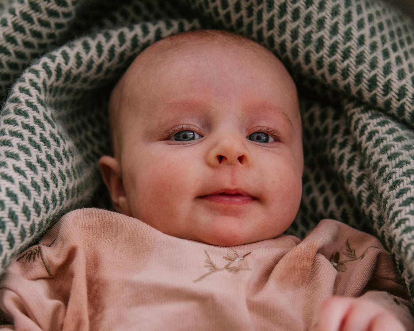 Wiegendeken - Pure New Wool | Bosgroen