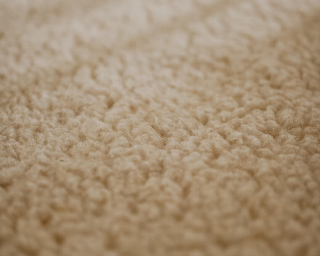 Wollen Ledikant Onderlegger 60x120 – 100% Merinowol | Lichtbruin