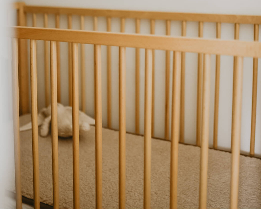 Wollen Ledikant Onderlegger 60x120 – 100% Merinowol | Lichtbruin