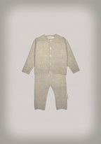 Knitted Cardigan - Baby Yarn | Beige