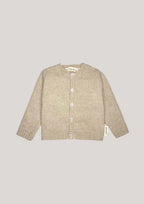 Knitted Cardigan - Baby Yarn | Beige