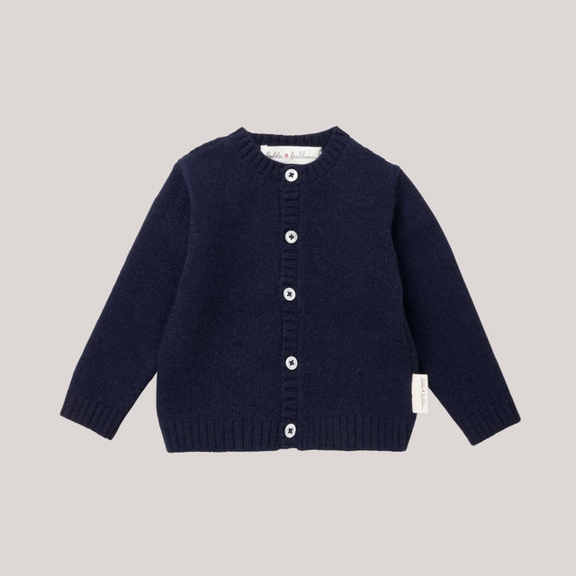 Knitted cardigan - Baby wool | Blue