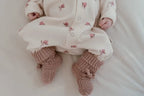 Booties - Merino wool | Old pink