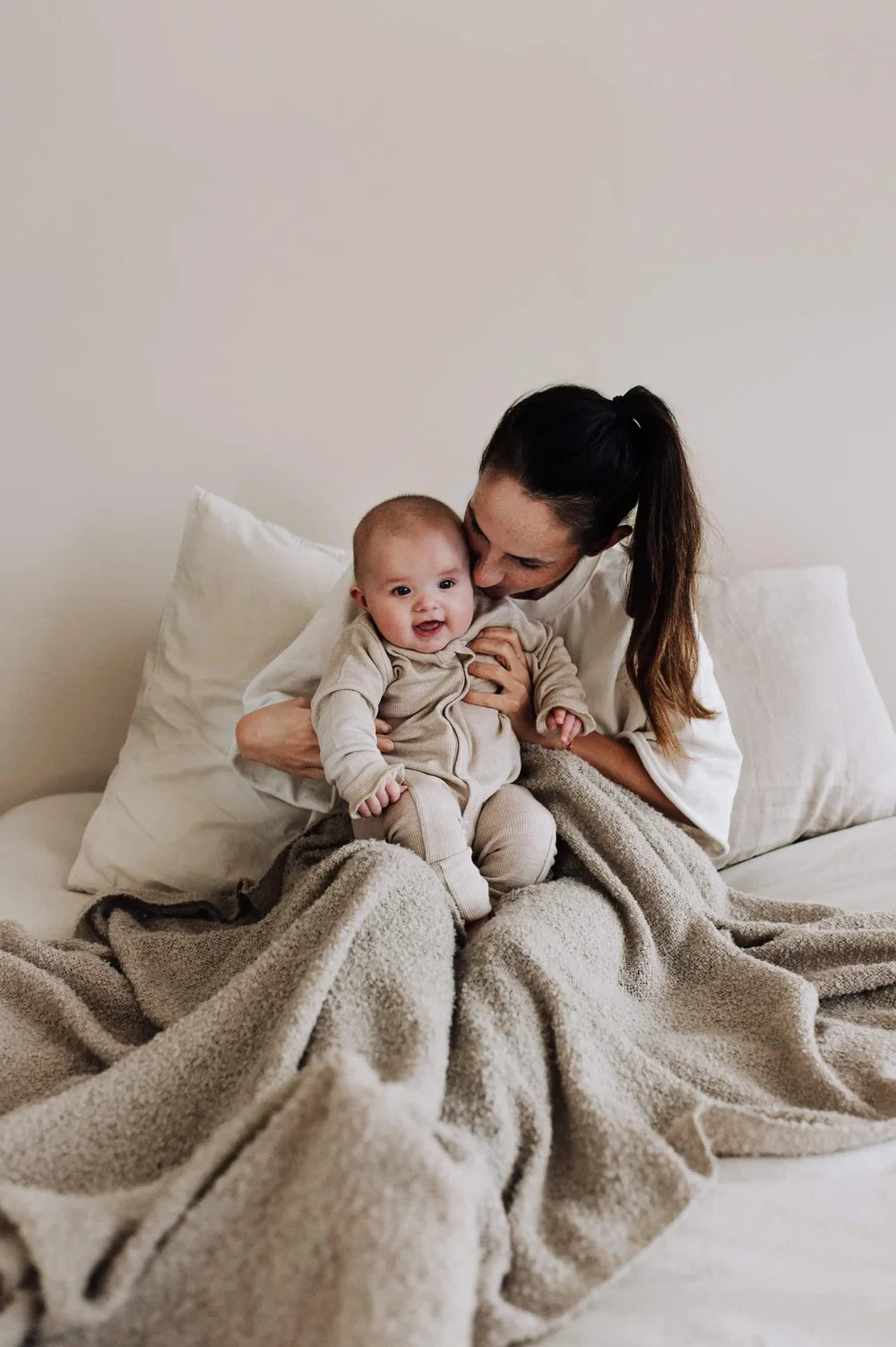 Sleepsuit - Merino Wool | White