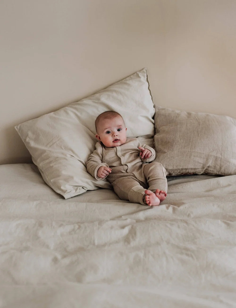 Sleepsuit - Merino Wool | White