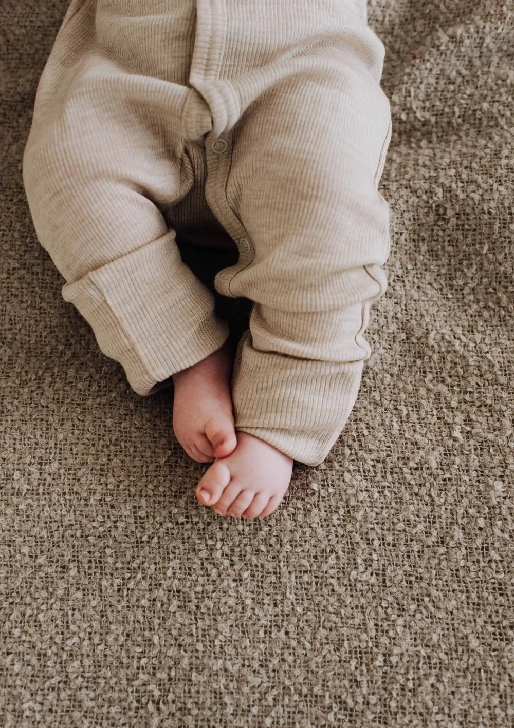 Sleepsuit - Merino Wool | White