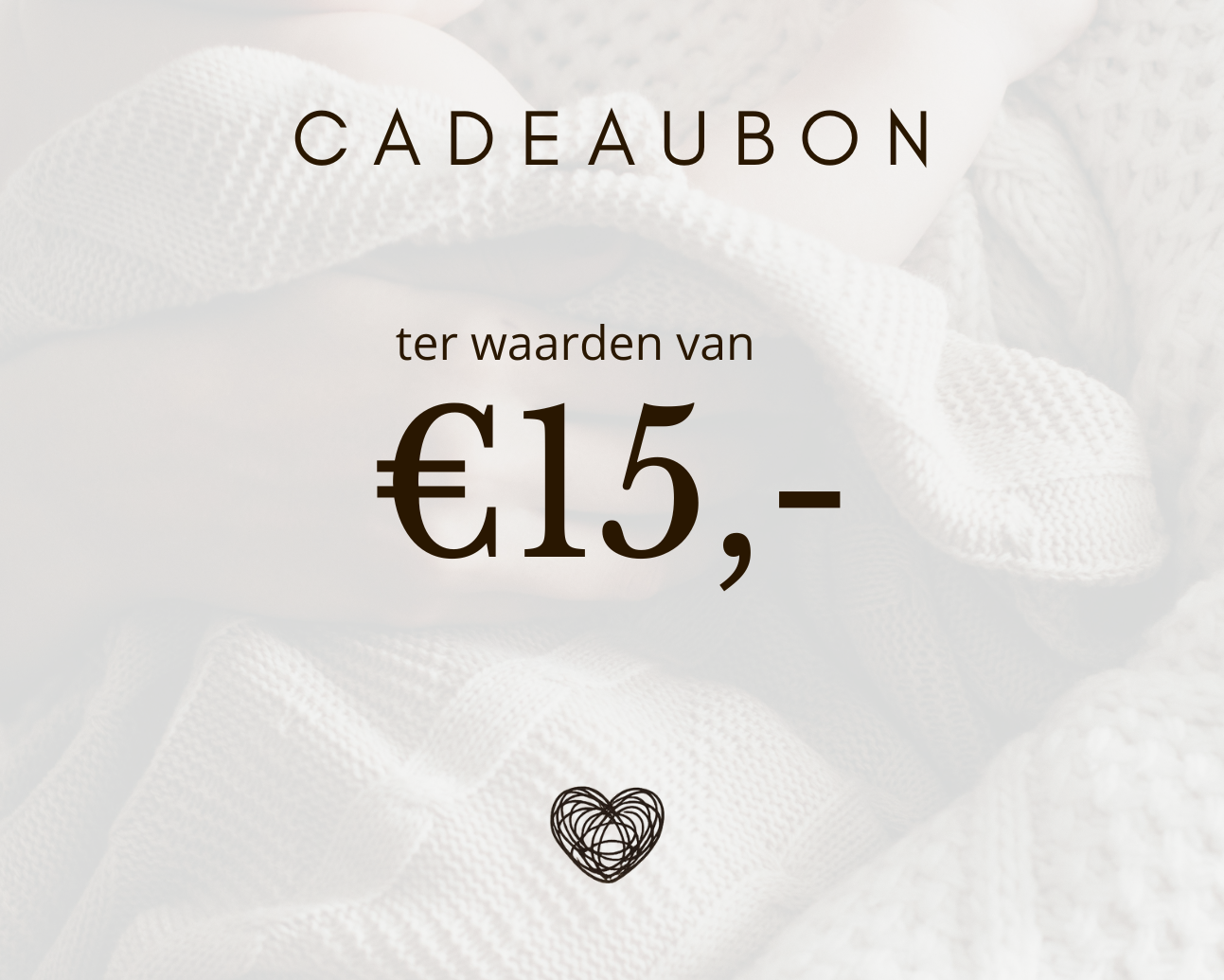 cadeaubon 15 euro ZachtBegin