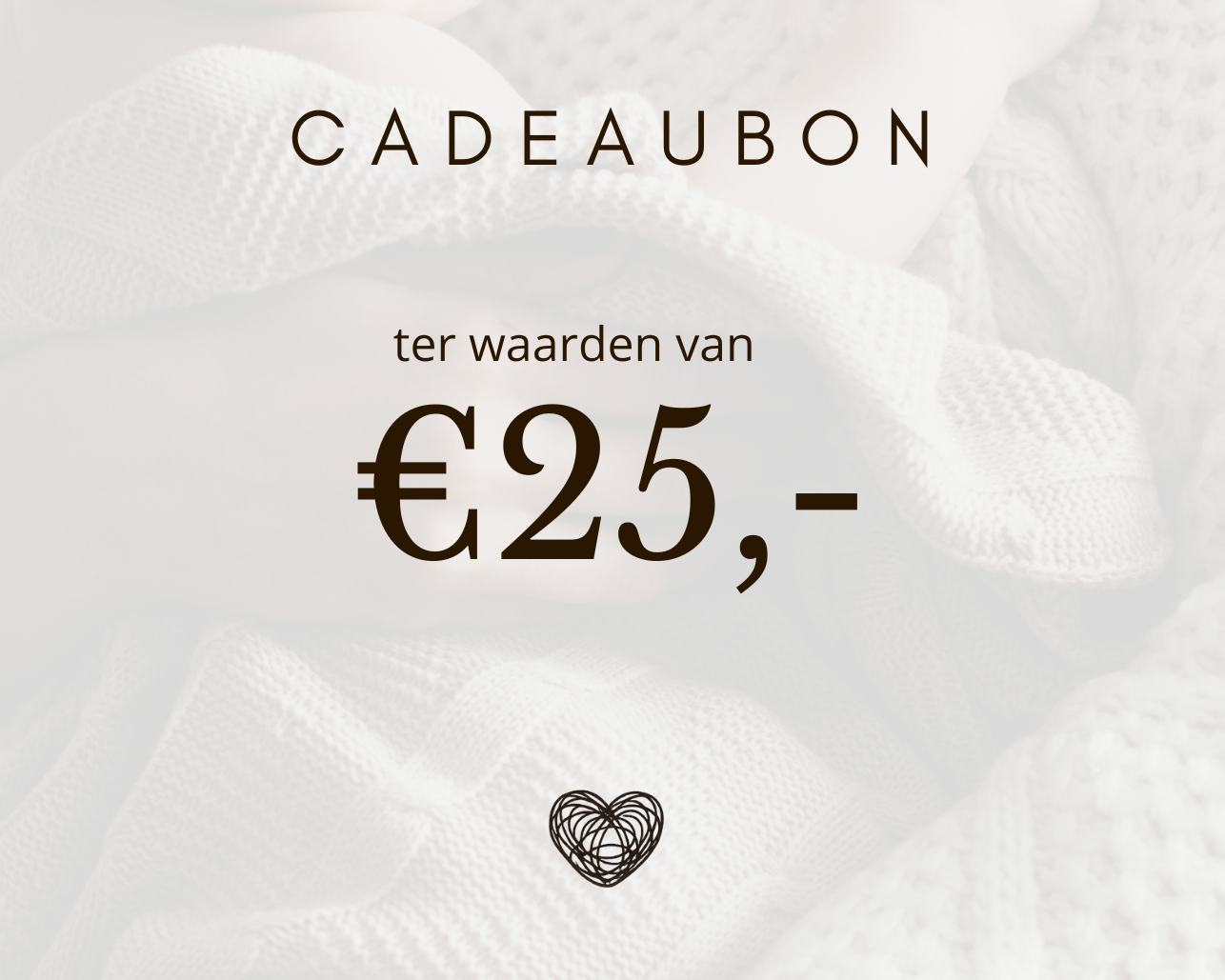 cadeaubon 25 euro ZachtBegin
