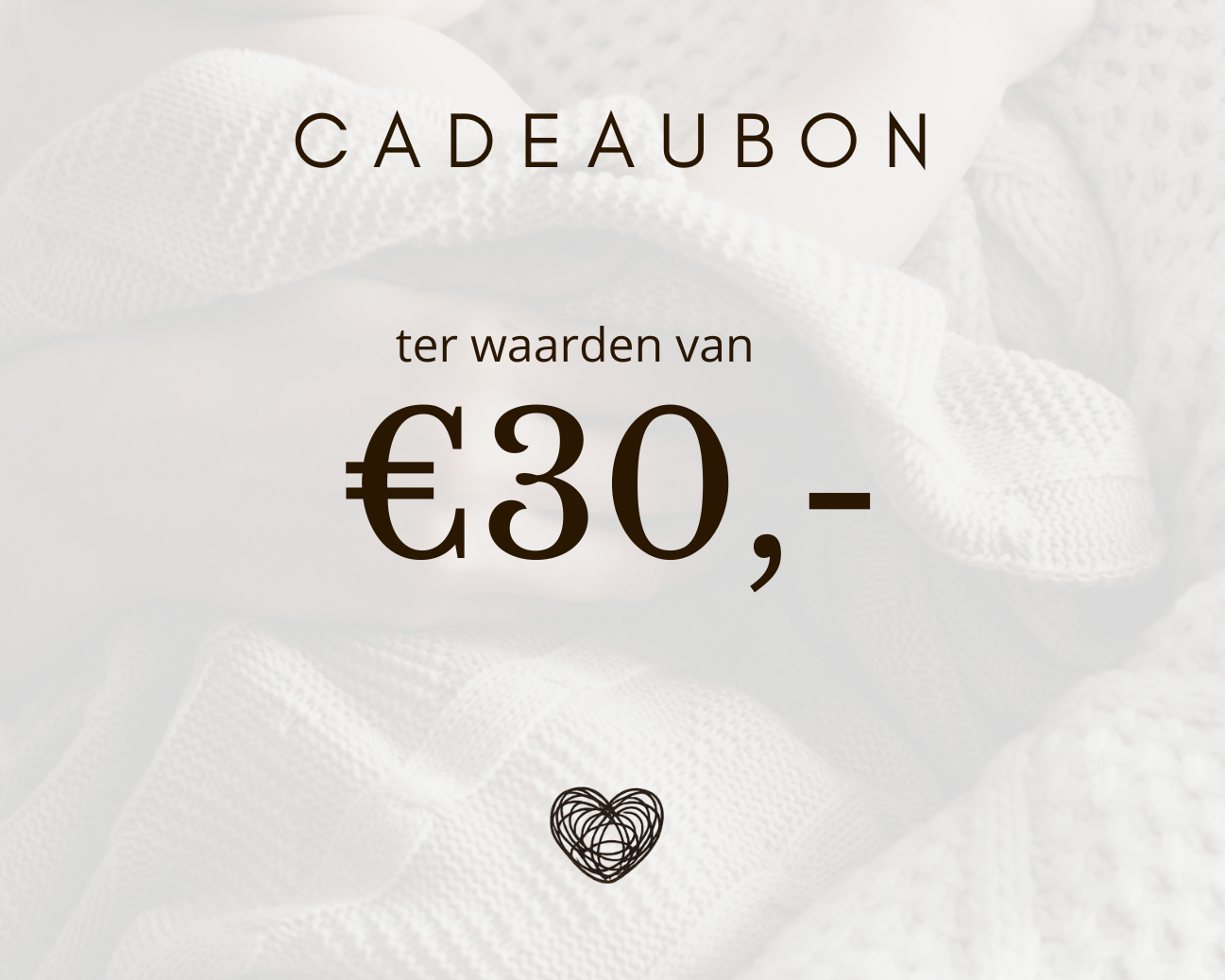 cadeaubon 30 euro ZachtBegin