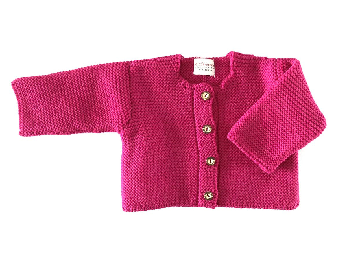 Wollen vestje - roze