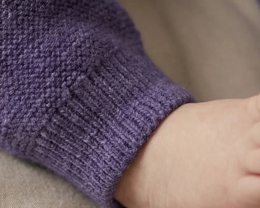 Gebreid broekje - Merinowol | Violet