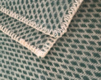 Crib Blanket - Pure New Wool | Forest Green