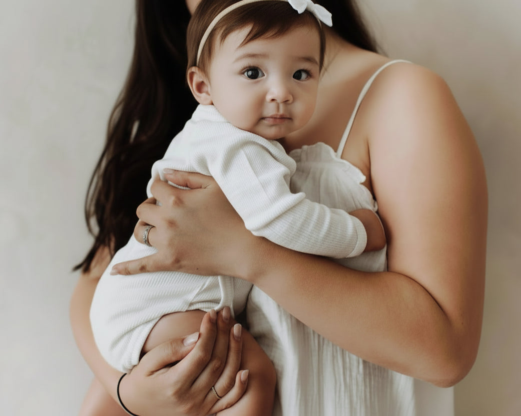 Overslagromper - Merinowol | Wit