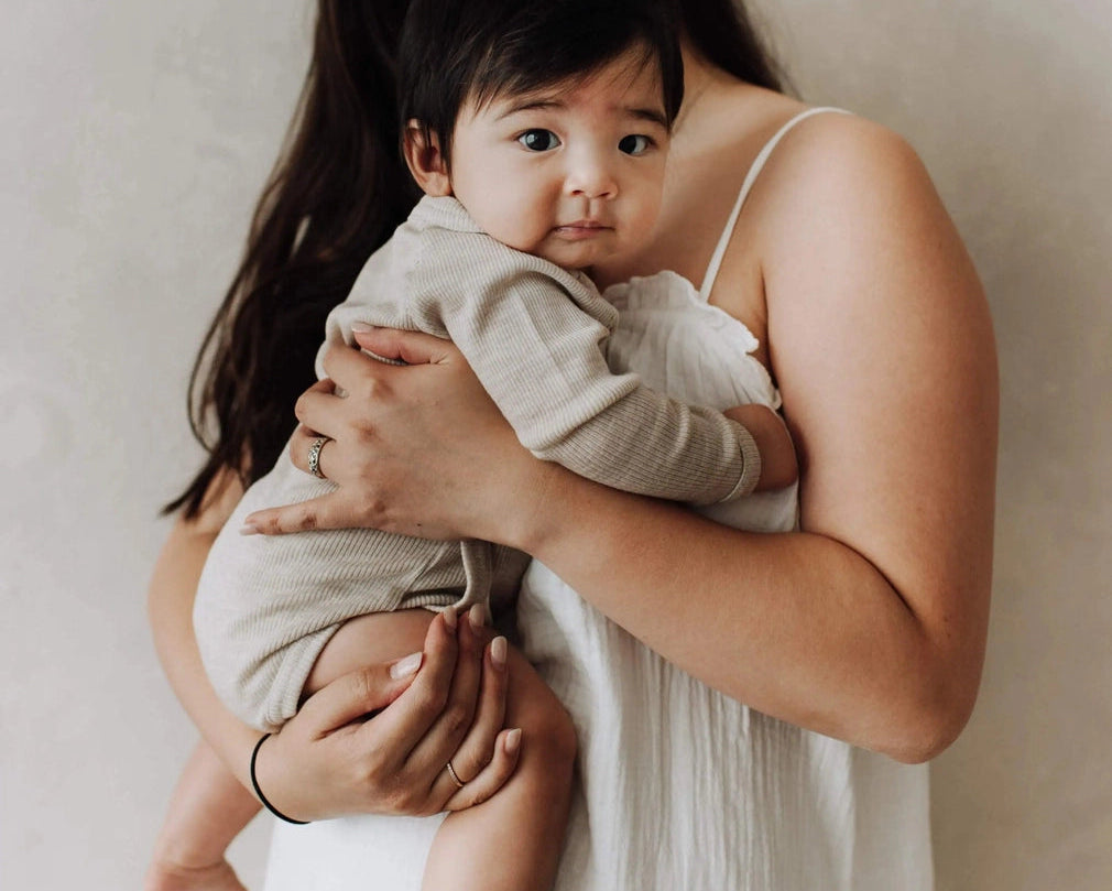 Overslagromper - Merinowol | Beige