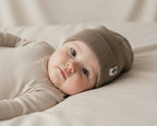 Merinowollen muts beige