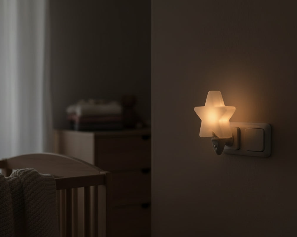 Nachtlampje zoutsteen ster