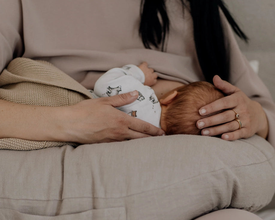 Voedingskussen - Linnen | Beige