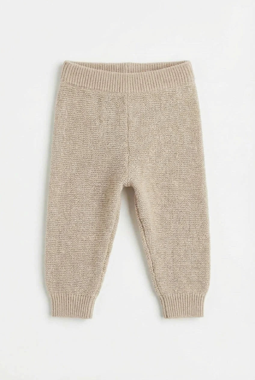 Knitted shorts - Merino wool | Garlic