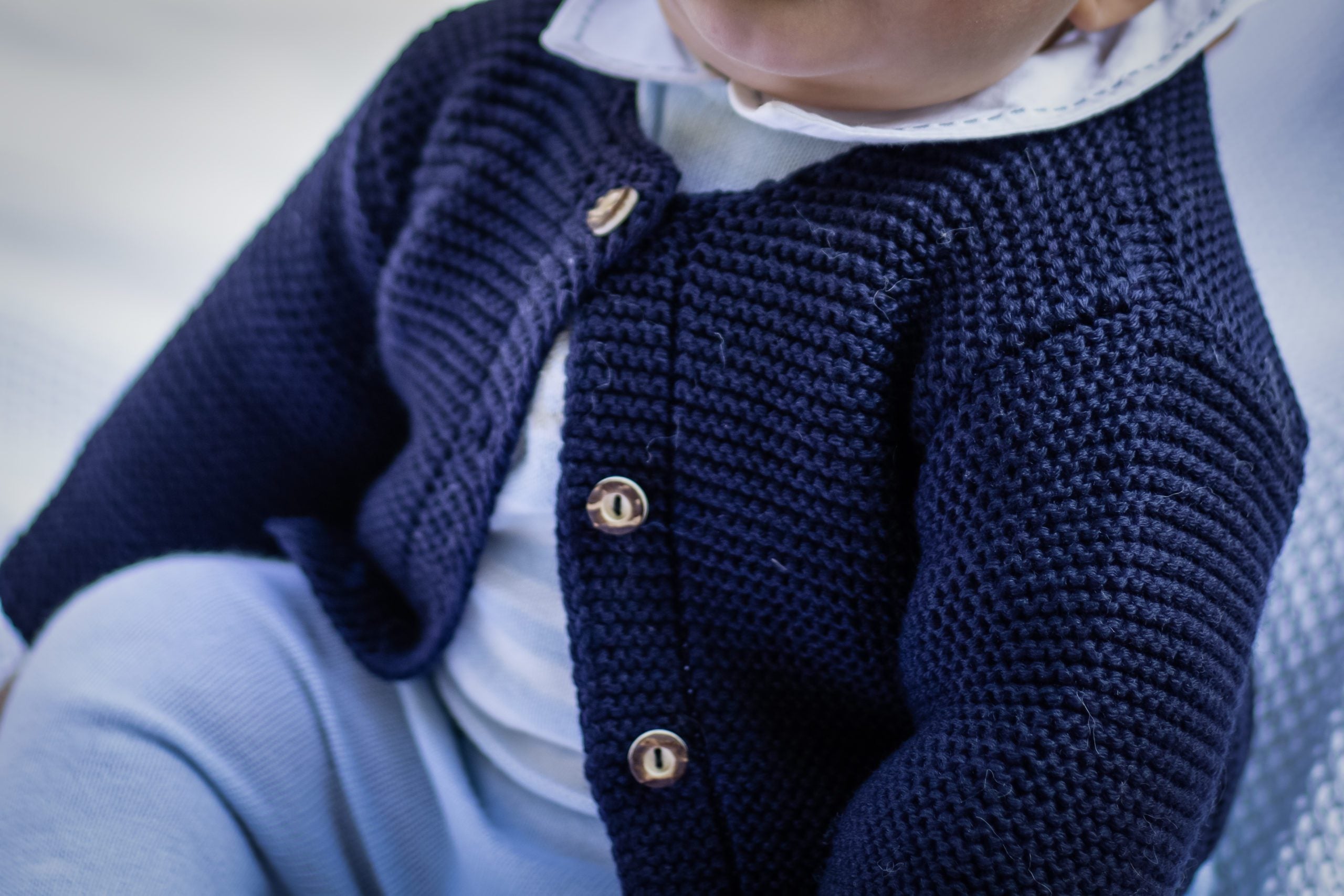 Cardigan - Merino Wool | Blue