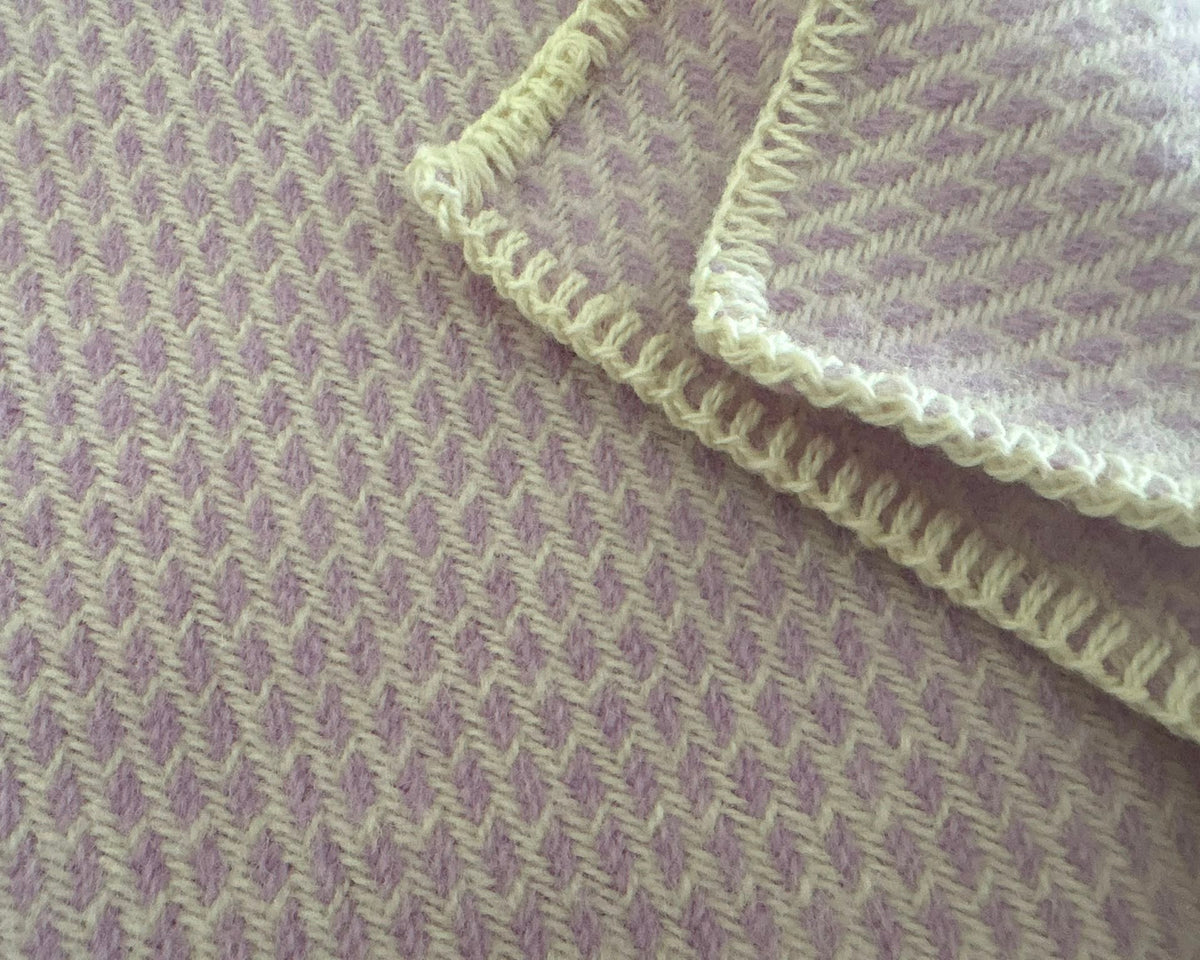 Wiegendeken - Pure New Wool | Lila