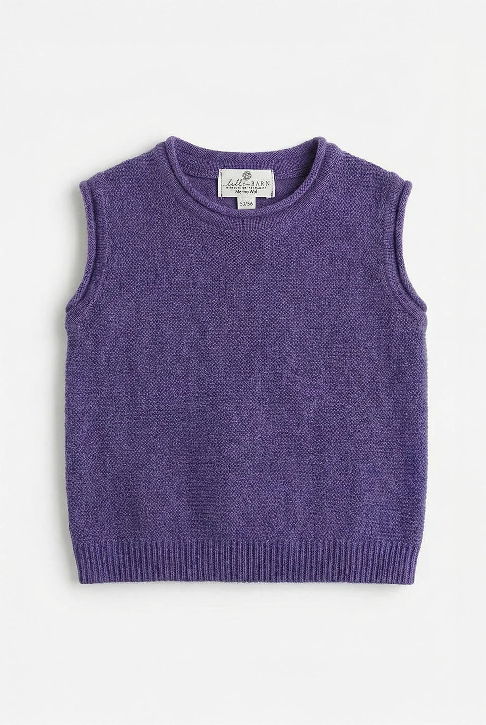 Knitted vest - Merino wool | Violet