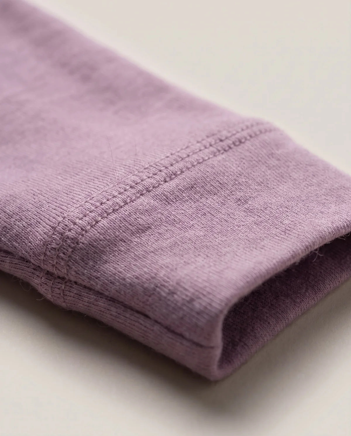 Fold-over romper - Merino wool | Lavender Mist