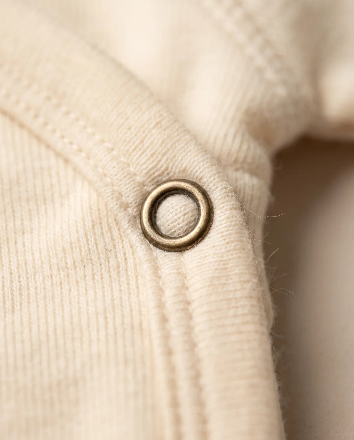 Wrap Romper - Merino Wool | Natural