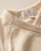 Wrap Romper - Merino Wool | Natural