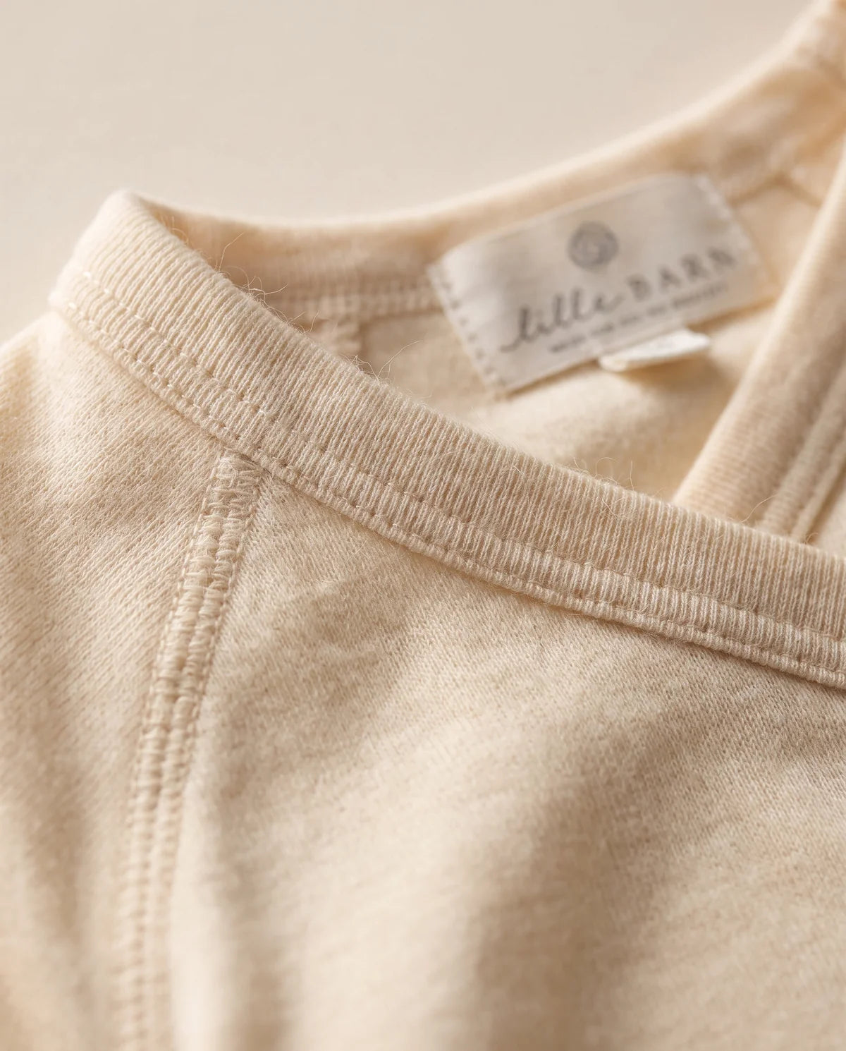 Wrap Romper - Merino Wool | Natural